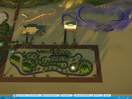 1.Versuch für einen Park in Planet Coaster